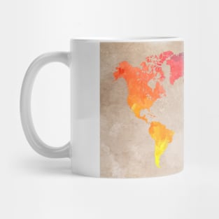 The colors of world map #map Mug